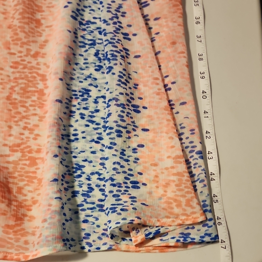 Candies Pink And Blue Tiered Maxi Skirt for Cocktail - Picture 7 of 10